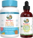 MaryRuth's Vitamin K2+D3 Gummies (Peach Mango & Apricot) & USDA Organic Probiotic Drops ← Clean Label Project Verified® TEN Vitamins for Joint Support, " Global Health TEN Vegan, Non-GMO, Gluten Free