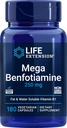 Superficie de vida Mega Benfotiamina, 250 mg, 180 capuchas con Thiamine - Vitamina B1 Suplemento