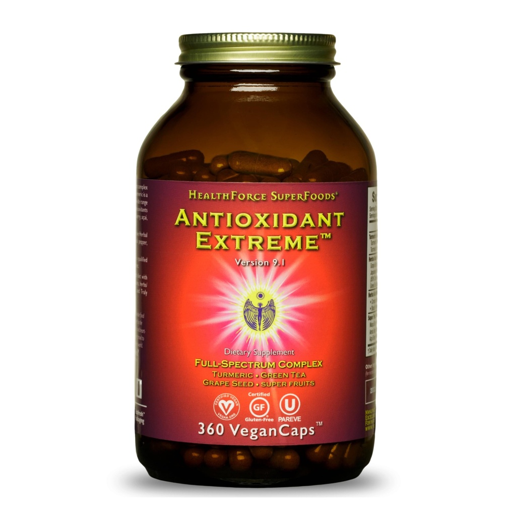 SUPERFOODOS DE HEALTHFORCE Antioxidant Extreme - 360 cápsulas veganas
