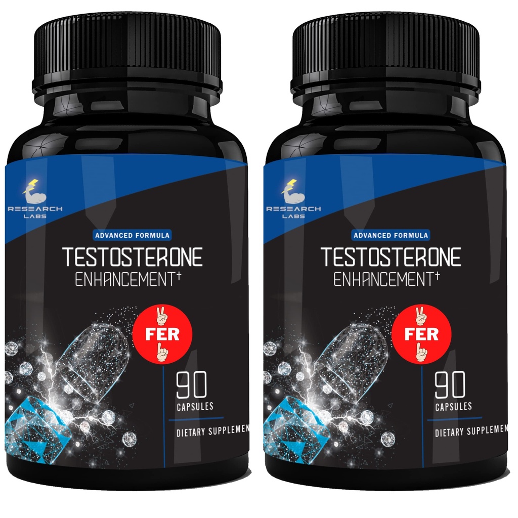 Farmacéutico Recomendado 2 fer 1 Oferta 180ct Testosterone Booster Mejora por Laboratorios de Investigación. Aumente la fuerza de energía del músculo magro. Saw Palmetto, Tribulus, Tongkat Ali, Horny Goat Weed, Zinc