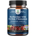 Balancing Berberine Plus 1200mg Por Serving Complex - Antioxidant Berberine with Ceylon Cinnamon Capsules Plus Silymarin Milk Thistle Extract - Active PK for Heart Health Support 90 Capsules