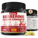 2 Pack 1500mg Liposomal Berberine HCL con Ceylán Cinnamon Bitter Melon, Organic Berberine Complex Supplements with Banana Leaf, Supports Immune & Digestion - Vegan 240 Capsules