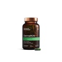 Suplemento de Derma-Iron para Mujeres y Hombres - píldoras de construcción de sangre de hierro para el cabello y la piel con Collagen y vitamina natural C, hierro bajo y ferritina, cabello adelgazamiento, pérdida de cabello