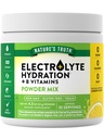 La verdad de la naturaleza Electrolytes Polvo Silencio No Azúcar Silencioso con B Vitaminas Silencio Refrescando Lemon Flavor Silencio Vegan, No Gluten Suplemento gratuito para la hidratación