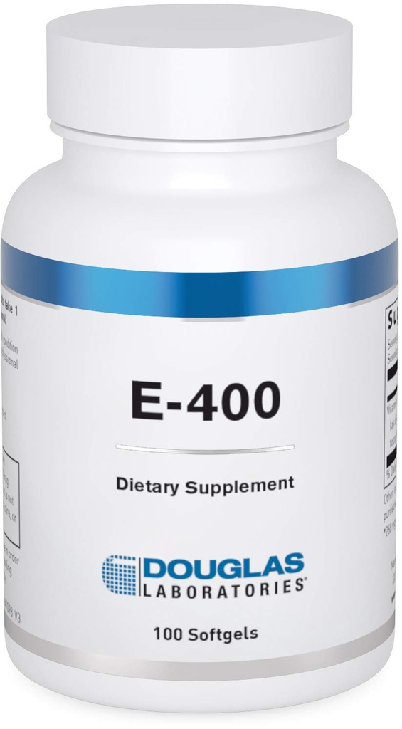 Douglas Laboratories E-400 tóxico Vitamina E para Protección Antioxidante y Soporte Cardiovascular