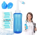 Botella de lavado de Nasal, Sinus Rinse Limpiador de la nariz 300ml de lavado de botellas de botellas de botella de botella de aceite - Cuidado de nariz y hidratación para adultos &amp; niños (1)