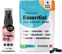 Complemento Esencial Vegan Multivitamina & Triple B12 Spray Bundle – Soporte nutricional integral para las dietas basadas en plantas