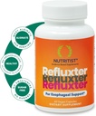 Refluxter Sodium Alginate Capsules – Reflujo de ácido natural Suplemento de socorro. Soporta LPR, Reflux silencioso, acidez cardíaca, indigestión. Terapia alginada. Alginato de sodio. 60 cápsulas Vegan