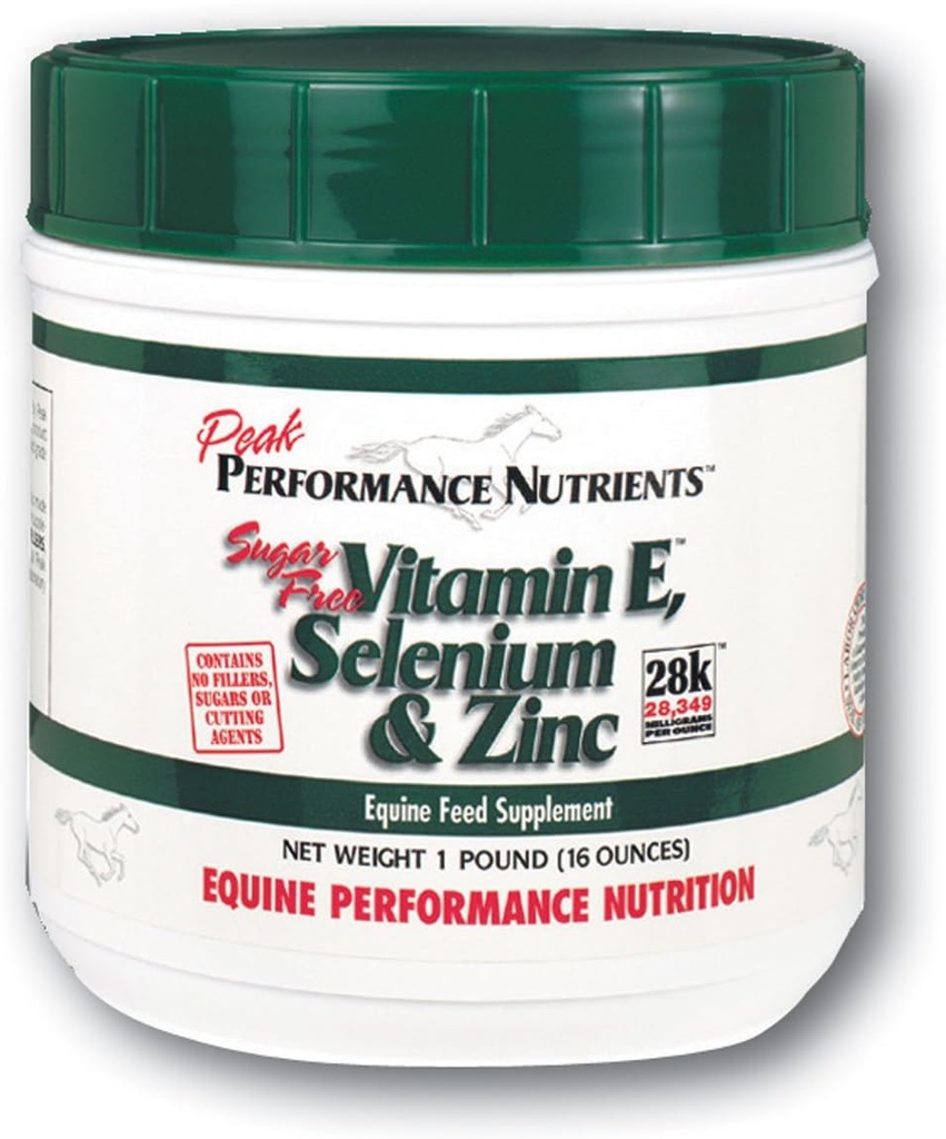 Vitamina E, Seleniuum " Zinc 1 LB