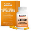 Theracurmin Turmeric Curcumin Supplement, 120 Count, High Absorption Turmeric & Curcumin - Suplemento Conjunto para Hombres y Mujeres - 42.6X Más Bioavailablity