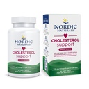 Nordic Naturals Cholesterol Support, Lemon - 60 Soft Gels - 975 Omega-3 + Red Yeast Rice &amp; CoQ10 - Normal Colesterol, Antioxidante Support - EPA & DHA - Non-GMO - 20 Servings