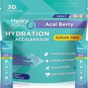 Electrolyte Powder Hidratación sin azúcar Packets Acai Berry HydroMATE 30 Sticks