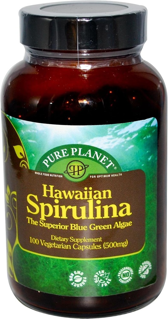 PURE PLANET Spirulina, 100 TC