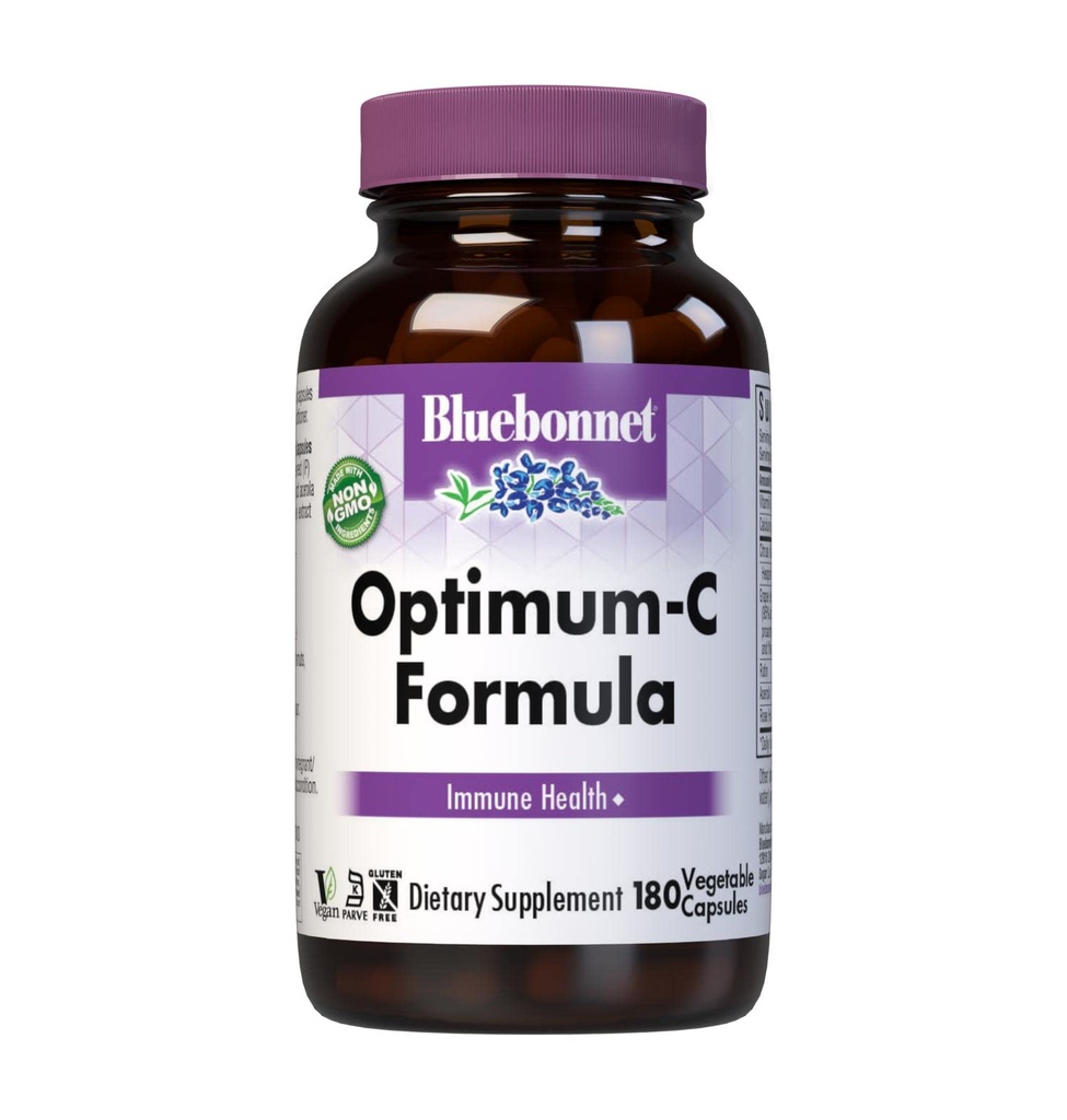 BlueBonnet Optimum C Fórmula Capsules Vegetable, 180 Conde