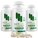 Bacticure Probiotic 180 Capsules ← Probióticos Suplemento w/High CFU Fórmula para Hombres " Mujeres sometidas Prebióticos " Enzymes Digestivos para la Digestión " Gut Health, Vaginal Health, Colon Cleanse, Immune Support