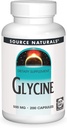 Fuente Natural Glicina 500 mg Aminoácidos Suplemento dietético - 200 cápsulas