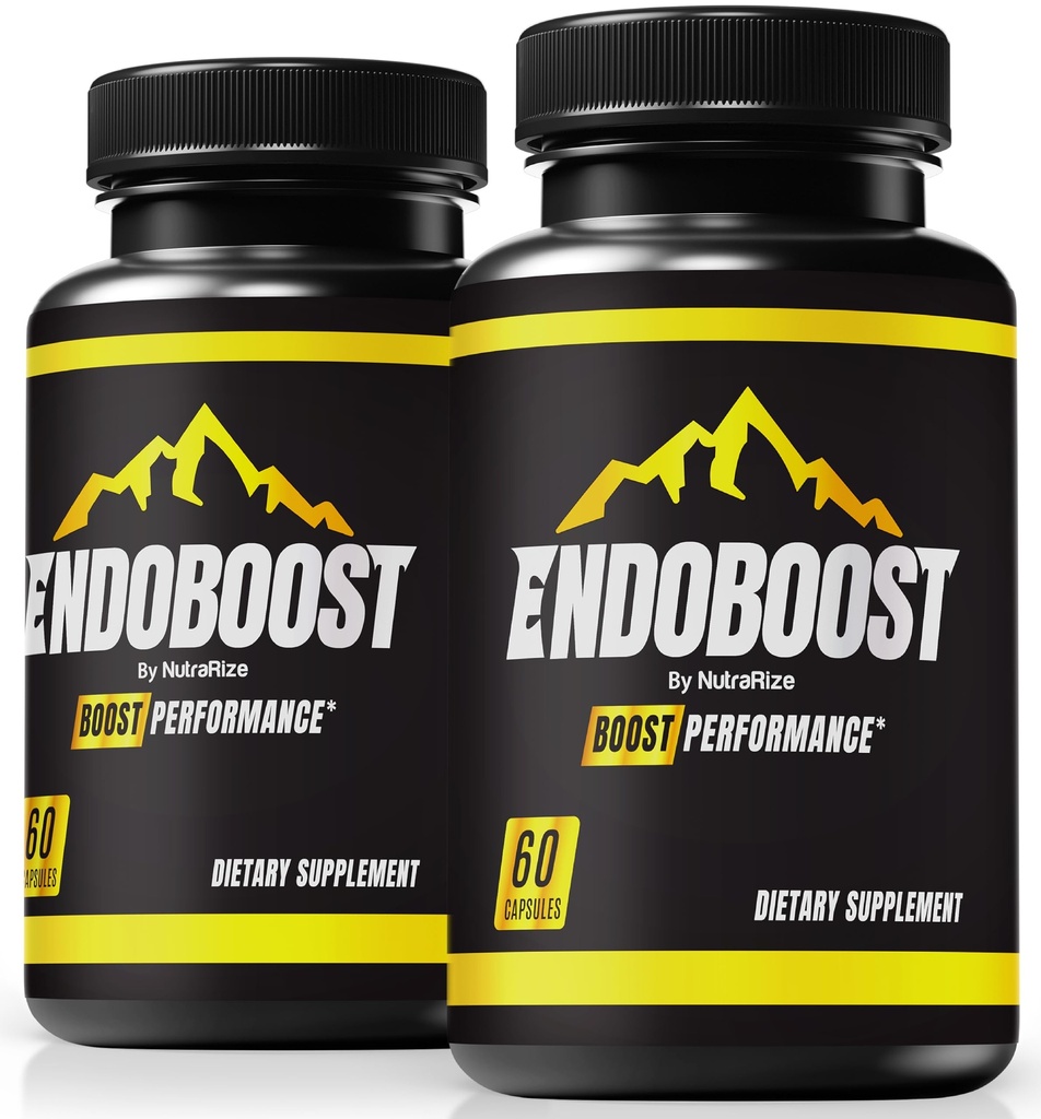 NutraRize (Pack of 2 Endoboost for Men - (Oficial) Endoboost Male Performance, Suplementos, Capsules, Reseñas de Endobost para las píldoras de salud Pro Advanced Formula (120 cápsulas)