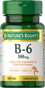 Vitamina B6 100mg Tablets - Apoya Metabolismo Energético & Nervous System Health, 100 Ct