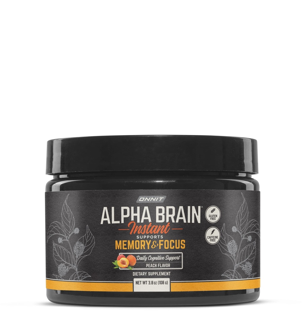 Alpha BRAIN® Instant - Peach (30 tubo de servicio)