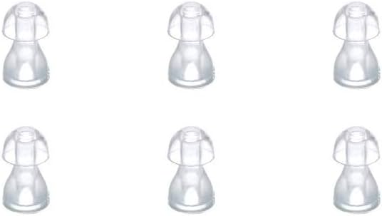 (6pcs/lot)Hearing Aid Ear Consejos de oído Silicone Earplug Domes para BTE,ITE y Pocket Hearing Aids Ear Bud Replacements (Small φ8mm)