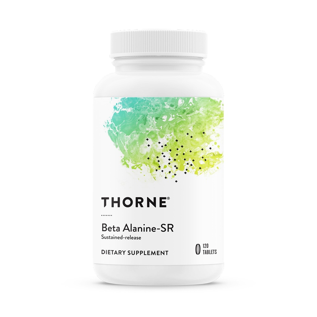 THORNE - Beta Alanine Sustained Release - Supports Muscle Output & Endurance - Helps Reduce Fatigue & Soreness* - Suplemento Amino Acid - NSF certificado para el deporte - Gluten &amp; Dairy-Free - 120 Tablets