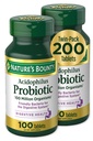 Bounty Acidophilus Probiotic, Daily Probiotic Supplement, Digestive Health, 200 Tablets, Twin Pack