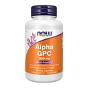 AHORA Suplementos, Alfa GPC 300 mg con Fuente Biodisponible de Choline, 60 cápsulas de Veg