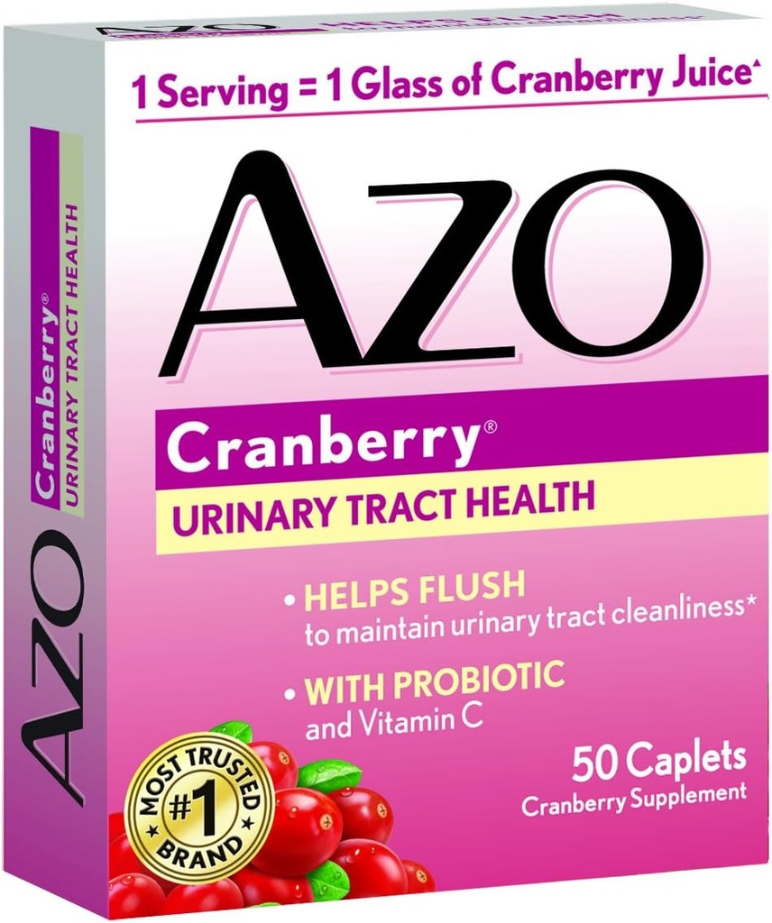 AZO Todas las tablas de arándano concentradas naturales, 50 Cuentas (Pack of 3)