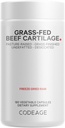 Suplemento de cartílago Fed Beef - Freeze Dried, Non-Defatted, Desiccated Beef Tracheal Bovine Cartilage " Liver Pills - Pasture Raised Argentina Beef Vitamins - Non-GMO -180 cápsulas