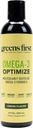 Optimó Primero Omega-3 Verdes - Molecularmente Destilado Omega-3 Suplemento de aceite de pescado Fórmula - 1380 mg - Sin gluten - Limón Flavor - 8 Fl Oz