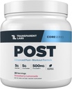 Transparent Labs Post - Post-Workout Recuperación Muscle Builder con L-Glutamina, Beta-Alanine y BetaPure Betaine Anhydrous para la recuperación muscular y el edificio del músculo - 30 Servimientos, Strawberry Lemonade