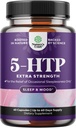 5 HTP Suplemento 5-Hydroxytryptophan - 5HTP 100mg por Serving Gentle Herbal Sleep and Mood Enhancer - 5-HTP 100 mg por Serving Mood Suplemento y Sleep Support Capsules de Griffonia Simplicifolia