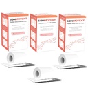 Unna Boot Zinc Banda de Compresión Flexible Mantener el Medio Ambiente de Sanación Moistral Médico Vestido Wrap Gauze EMS First Aid Supplies 4 pulgadas X 30 Foot Roll