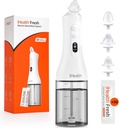 iHealth Electric Nasal Irrigation System for Adults & Kids – Gentle Sinus Rinse for Rhinitis & Sinusitis Relief, 400ml Easy-Clean Large Tank, Water Temperature Medición, 30 Premixed Saline Packets