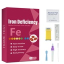 Kit de prueba de deficiencia de hierro, adecuado para niños y adultos, kit de prueba de hierro en el hogar para la anemia. Kit de prueba de hierro para respuesta rápida y resultados precisos
