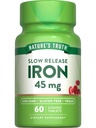 La Verdad del Hierro Suplemento Silencioso 45 mg  60 píldoras ← Sulfato ferroso ← Vitamina libre para hombres y mujeres