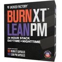 Kit de Burn-XT de fábrica de Jacked + Lean-PM – Composición de cuerpo de 24 horas &amp; Metabolismo Soporte Stack – Day & Night Fórmula – 60 Cuenta, 2 Pack