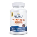 Naturales nórdicos Vitamina D3 Gummies, Berry silvestre - 120 Gummies - 1000 UI Vitamina D3, 1.4 mg Hierro - Gran Sabor - Huesos saludables, Mood &amp; Función del sistema inmunológico - No GMO - 120 Servimientos