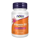 AHORA Suplementos, Vitamina D-3 400 UI, Huesos fuertes*, Apoyo estructural*, 180 Softgels