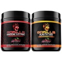 Modo gorila Pre Workout & Modo gorila Nitric Upgraded Estimulante - Mejor Tasting &amp; Más Eficaz Estimulante Libre Pre-Workout ← Bomba Massive ← Laser Focus Energy Power (Cherry Blackout)