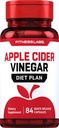 Piping Rock Apple Cider Vinegar Capsules  84 Pills ← Vitamin B12, Chromium, and Cayenne ← Non-GMO, Gluten Free Supplement  by Fitness Labs