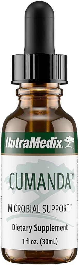 NutraMedix Cumanda Liquid Immune Support Supplement - Herbal Tincture to Promote Microbial, Digestive " Gut Health for Women " Men - Hecho con Huacapurana Árbol de corteza Extracto (1oz / 30ml)