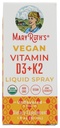 La vitamina orgánica de Mary Ruth D3 Plus K2 Spray, 1 FZ