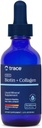Trace Minerals Ionic Biotin Plus Collagen - Suplemento de alta potencia Apoyos Crecimiento del cabello saludable & Esquí - Biotina & colágeno Suplemento Ayudas Juntas sanas & fuertes - Mango de fresa, 2 fl oz