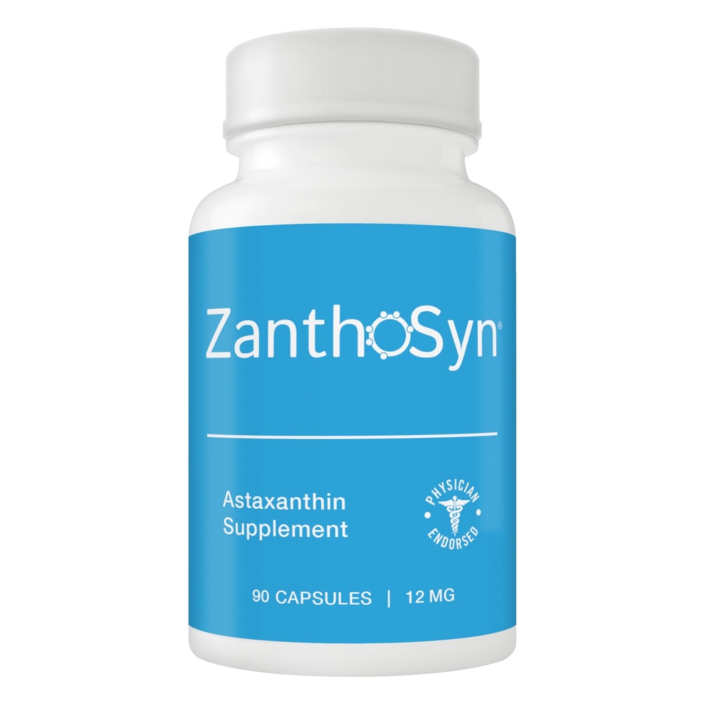 Astaxanthin, Triple fuerza (12mg) x Triple biodisponibilidad (3X Absorción en Bloodstream), Puridad Superior, No GMO, Mayor Allergen Libre, No Fishy Aftertaste, 90 cápsulas vegetales
