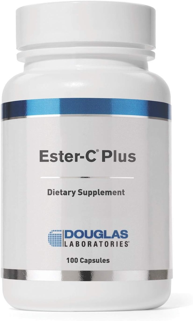 Douglas Laboratories - Ester C Plus - Fuente de Antioxidantes para apoyar el funcionamiento saludable del cuerpo entero - 100 cápsulas