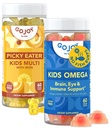 Niños Omega 3 DHA &amp; Gummies multivitamina con hierro - Soporte para niños en crecimiento
