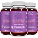 RUWAA NUTRITION Sambucus Elderberry Gummies for Kids with Zinc &amp; Vitamina C: Antioxidante, Immune Support Vitaminas, Support Immune System Health: Vegetarian, Gluten Free, Gelatin Free (3)