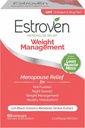 Gestión de peso estroven para el alivio de la menopausia - 60 Ct. - Ingredientes clínicos ayudan a manejar el peso, proporcionar sudaderas nocturnas " Hot Flash Relief - Drug-Free " Gluten-Free