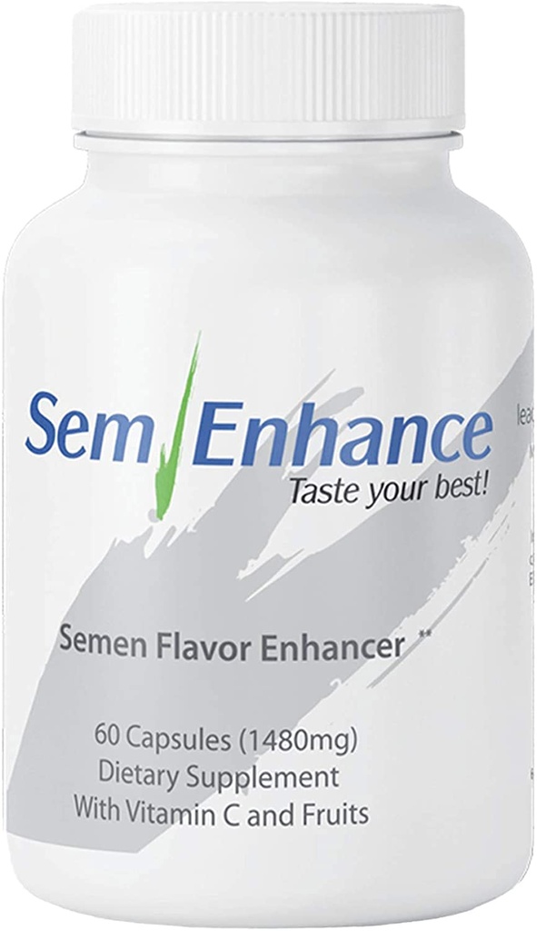 Semenhance - Haga su Semen Pruebe la fórmula de los hombres afrutados con piña &amp; vitamina C - Suplemento basado en frutas para hombres - 60 cápsulas